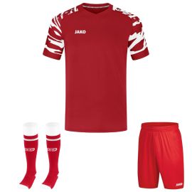 Jako Trikotsatz Wild Herren Damen 3-teilig Fussball Trikot Fussball Short mit Innenslip Stutzenstrumpf