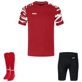 Jako Trikotsatz Wild Herren Damen 3-teilig Fussball Trikot Unterziehhose kurz Sockenstutzen