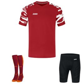 Jako Trikotsatz Wild Herren Damen 3-teilig Fussball Trikot Unterziehhose kurz Stutzenstrumpf