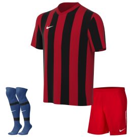Nike Trikotsatz Striped Division V Kinder 3-teilig Fussball Trikot Short Stutzenstrumpf