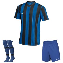 Nike Trikotsatz Striped Division V Herren Damen 3-teilig Fussball Trikot Shorts Stutzenstrumpf