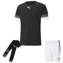 Puma Team Rise Trikotsatz Kinder 3-teilig Fussball Trikot Fussballshort Core Sockenstutzen