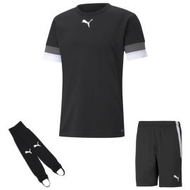 Puma Team Rise Trikotsatz Kinder 3-teilig Fussball Trikot Fussballshort Torwart Stegstutzen Core Stirrup