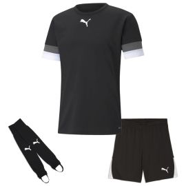 Puma Team Rise Trikotsatz Kinder 3-teilig Fussball Trikot Shorts Torwart Stegstutzen Core Stirrup