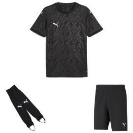 Puma teamCUP Trikotsatz Herren Damen 3-teilig Fussball Trikot Fussballshort Torwart Stegstutzen Core Stirrup