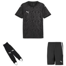 Puma teamCUP Trikotsatz Herren Damen 3-teilig Fussball Trikot Fussballshort Torwart Stegstutzen Core Stirrup