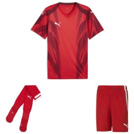Puma teamFINAL26 Trikotsatz Herren Damen 3-teilig Graphic+ Trikot Fussballshort Sockenstutzen