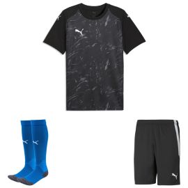 Puma teamFINAL26 Trikotsatz Kinder 3-teilig Graphic Trikot Fussballshort Fussballsocken