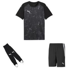 Puma teamFINAL26 Trikotsatz Kinder 3-teilig Graphic Trikot Fussballshort Torwart Stegstutzen Core Stirrup