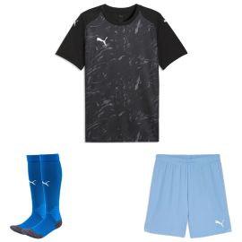 Puma teamFINAL26 Trikotsatz Kinder 3-teilig Graphic Trikot Shorts Fussballsocken