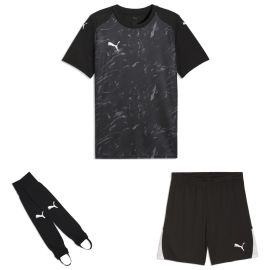 Puma teamFINAL26 Trikotsatz Kinder 3-teilig Graphic Trikot Shorts Torwart Stegstutzen Core Stirrup