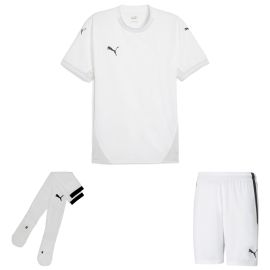 Puma teamFinal Trikotsatz Herren Damen 3-teilig Fussball Trikot Fussballshort Sockenstutzen
