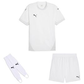 Puma teamFinal Trikotsatz Herren Damen 3-teilig Fussball Trikot Short Torwart Stegstutzen Core Stirrup