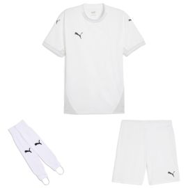 Puma teamFinal Trikotsatz Herren Damen 3-teilig Fussball Trikot Shorts Torwart Stegstutzen Core Stirrup