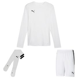 Puma teamGoal Trikotsatz langarm Herren Damen 3-teilig Langarmtrikot Fussballshort Sockenstutzen