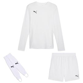Puma teamGoal Trikotsatz langarm Herren Damen 3-teilig Langarmtrikot Short Torwart Stegstutzen Core Stirrup