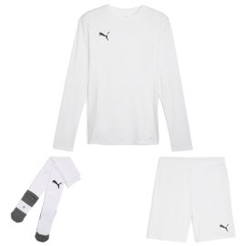 Puma teamGoal Trikotsatz langarm Herren Damen 3-teilig Langarmtrikot Shorts Core Sockenstutzen