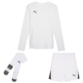 Puma teamGoal Trikotsatz langarm Herren Damen 3-teilig Langarmtrikot Shorts Core Sockenstutzen