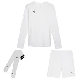 Puma teamGoal Trikotsatz langarm Herren Damen 3-teilig Langarmtrikot Shorts Sockenstutzen