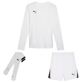 Puma teamGoal Trikotsatz langarm Herren Damen 3-teilig Langarmtrikot Shorts Sockenstutzen