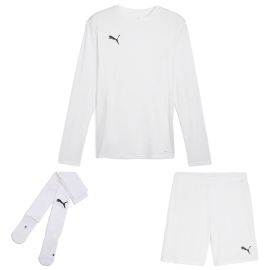 Puma teamGoal Trikotsatz langarm Herren Damen 3-teilig Langarmtrikot Shorts Sockenstutzen
