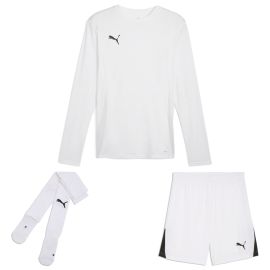 Puma teamGoal Trikotsatz langarm Herren Damen 3-teilig Langarmtrikot Shorts Sockenstutzen