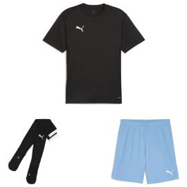 Puma teamGoal Trikotsatz Kinder 3-teilig Fussball Trikot Shorts Sockenstutzen
