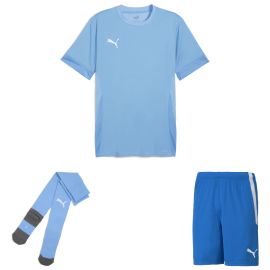 Puma teamGoal Trikotsatz Herren Damen 3-teilig Matchday Trikot Fussballshort Core Sockenstutzen