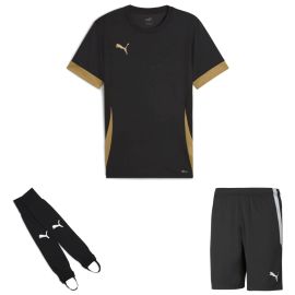 Puma teamGoal Trikotsatz Kinder 3-teilig Matchday Trikot Fussballshort Torwart Stegstutzen Core Stirrup