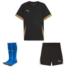 Puma teamGoal Trikotsatz Kinder 3-teilig Matchday Trikot Shorts Fussballsocken