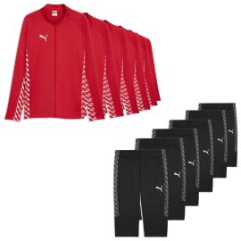 Puma teamLIGA26 Trainingsanzug Satz Herren Damen 2-teilig Trainingsjacke 3/4 Trainingshose