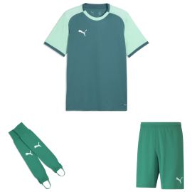 Puma teamLIGA26 Trikotsatz Kinder 3-teilig Trikot Matchday Fussballshort Torwart Stegstutzen Core Stirrup