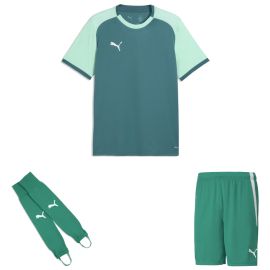 Puma teamLIGA26 Trikotsatz Kinder 3-teilig Trikot Matchday Fussballshort Torwart Stegstutzen Core Stirrup
