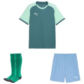 Puma teamLIGA26 Trikotsatz Kinder 3-teilig Trikot Matchday Shorts Fussballsocken