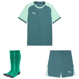 Puma teamLIGA26 Trikotsatz Kinder 3-teilig Trikot Matchday Shorts Fussballsocken