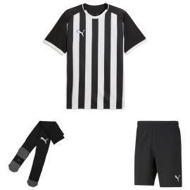 Puma teamLIGA26 Trikotsatz Herren Damen 3-teilig Trikot Striped Fussballshort Core Sockenstutzen