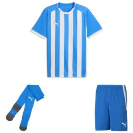 Puma teamLIGA26 Trikotsatz Kinder 3-teilig Trikot Striped Fussballshort Core Sockenstutzen