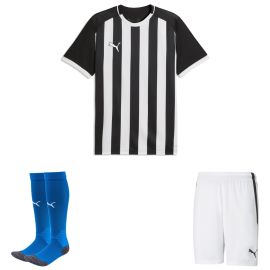 Puma teamLIGA26 Trikotsatz Herren Damen 3-teilig Trikot Striped Fussballshort Fussballsocken