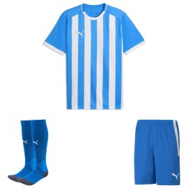 Puma teamLIGA26 Trikotsatz Kinder 3-teilig Trikot Striped Fussballshort Fussballsocken