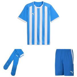 Puma teamLIGA26 Trikotsatz Kinder 3-teilig Trikot Striped Fussballshort Sockenstutzen