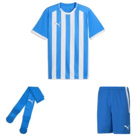 Puma teamLIGA26 Trikotsatz Kinder 3-teilig Trikot Striped Fussballshort Sockenstutzen