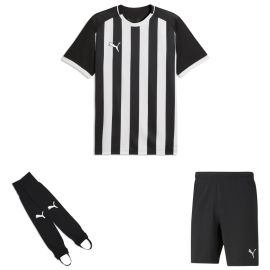 Puma teamLIGA26 Trikotsatz Herren Damen 3-teilig Trikot Striped Fussballshort Torwart Stegstutzen Core Stirrup