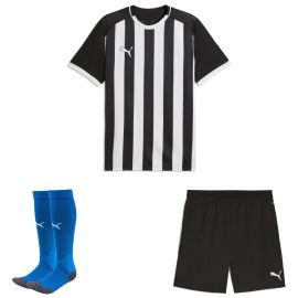 Puma teamLIGA26 Trikotsatz Herren Damen 3-teilig Trikot Striped Short Fussballsocken