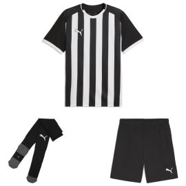 Puma teamLIGA26 Trikotsatz Herren Damen 3-teilig Trikot Striped Shorts Core Sockenstutzen