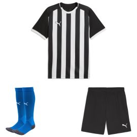Puma teamLIGA26 Trikotsatz Herren Damen 3-teilig Trikot Striped Shorts Fussballsocken