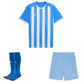 Puma teamLIGA26 Trikotsatz Kinder 3-teilig Trikot Striped Shorts Fussballsocken