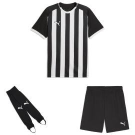 Puma teamLIGA26 Trikotsatz Herren Damen 3-teilig Trikot Striped Shorts Torwart Stegstutzen Core Stirrup