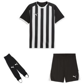 Puma teamLIGA26 Trikotsatz Herren Damen 3-teilig Trikot Striped Shorts Torwart Stegstutzen Core Stirrup