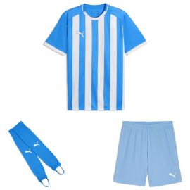 Puma teamLIGA26 Trikotsatz Kinder 3-teilig Trikot Striped Shorts Torwart Stegstutzen Core Stirrup