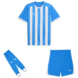 Puma teamLIGA26 Trikotsatz Kinder 3-teilig Trikot Striped Shorts Torwart Stegstutzen Core Stirrup